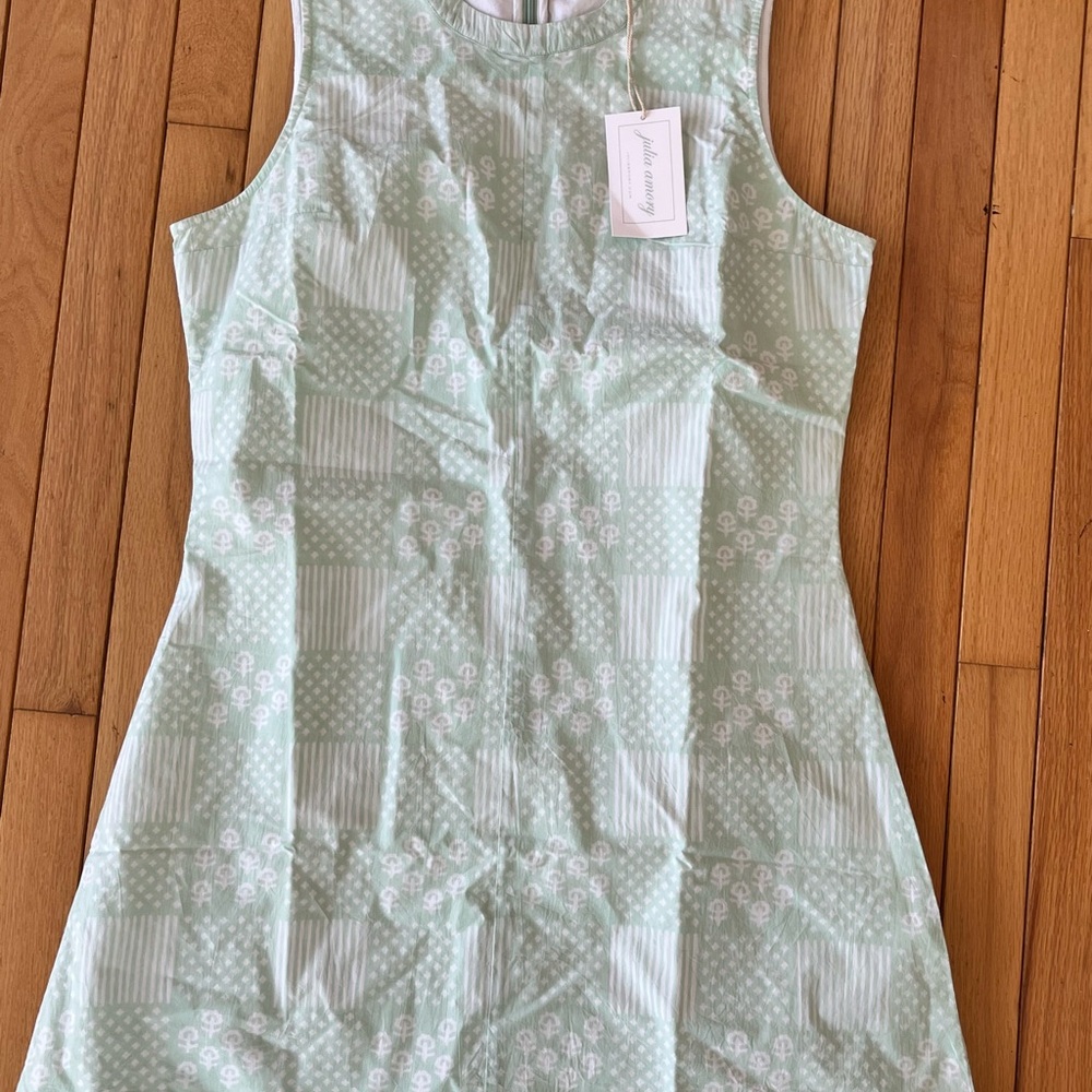 Mint Green Patterned Dress
